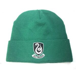 Harry Potter Slytherin Beanie Hat Green‎ Knit Adult Large